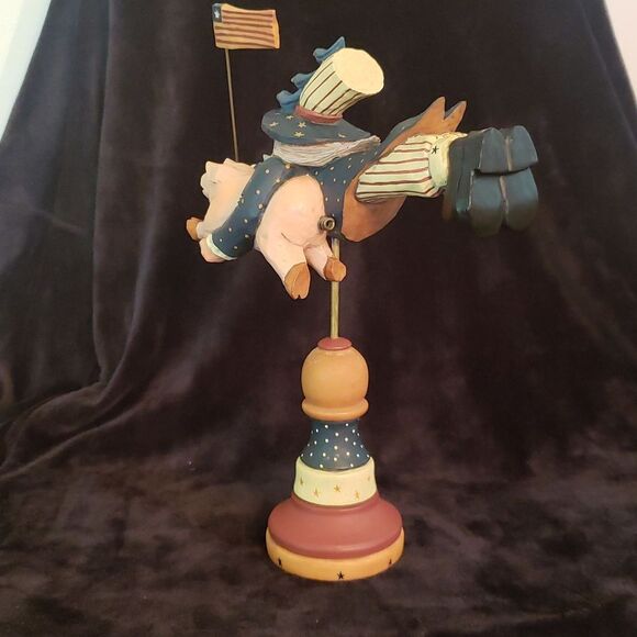 Vintage 1998 Williraye Studio Uncle Sam w/ Flying Pig WW1307 - Original Box - Picture 2 of 9